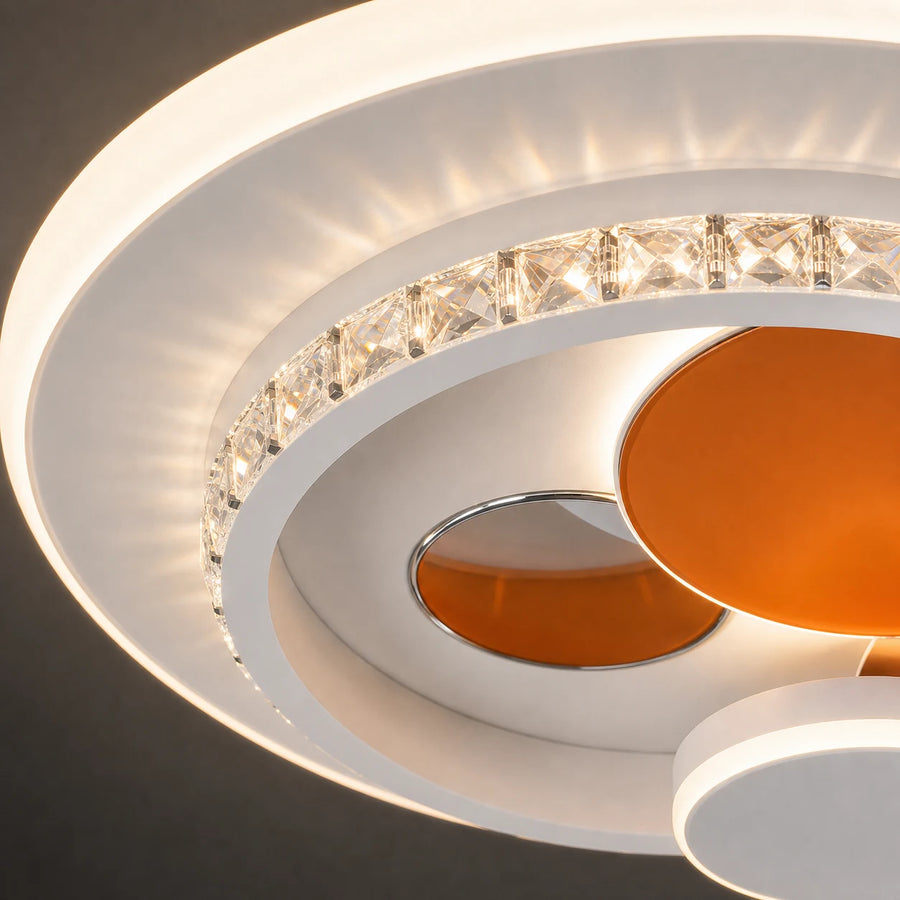 LED csillár HELIOX kristállyal, 40 W, 4 kör, hideg/meleg/semleges fény, fehér - 02_LL653-300OR.png