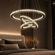 Függesztett LED-es csillár távirányítóval és kristály PRISM LUMINIS 79W, 3 kör, hideg/meleg/semleges fény, szabályozható, króm, állítható magasságú - 03_LT029.png