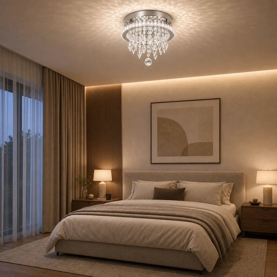 Candelabru LED Alberico Rotund, 17W, Lumina Rece/Calda/Neutra, Cristal, Crom Lucios - 04_LL010.png