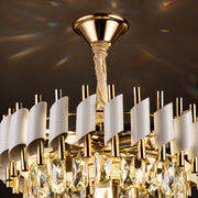 Kristály csillár VERSAILLES Nobile 5xE14, átmérő 40 cm, fényes arany és fehér - 05_CC900-400WH.png