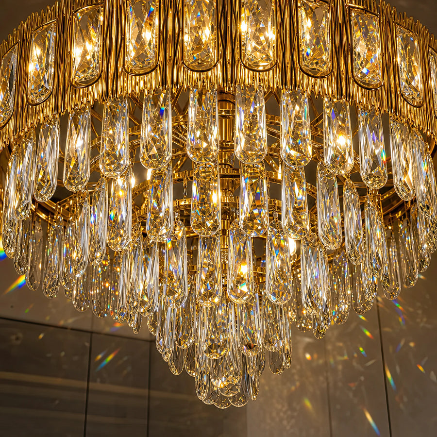 Kristály csillár BELVEDERE Elegance 8xE14, átmérő 50 cm, fényes arany, állítható magasságú - 05_CC912-500GD.png