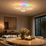 LED csillár távirányítóval és kristály NOVA ROTONDA RGB 82W, 4 kör, hideg/meleg/semleges fény, szabályozható, fehér - 05_LT073-4WH.png