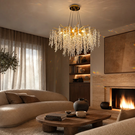 Candelabru Cristal WALTZ Cascade, 9x G9, Auriu, 80cm, Inaltime Reglabila - 06_CC331-80.png