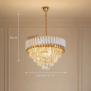 VERSAILLES Elegance kristálycsillár 8x E14, átmérő 50 cm, fényes arany és fehér, állítható magasságú - 06_CC900-500WH.png
