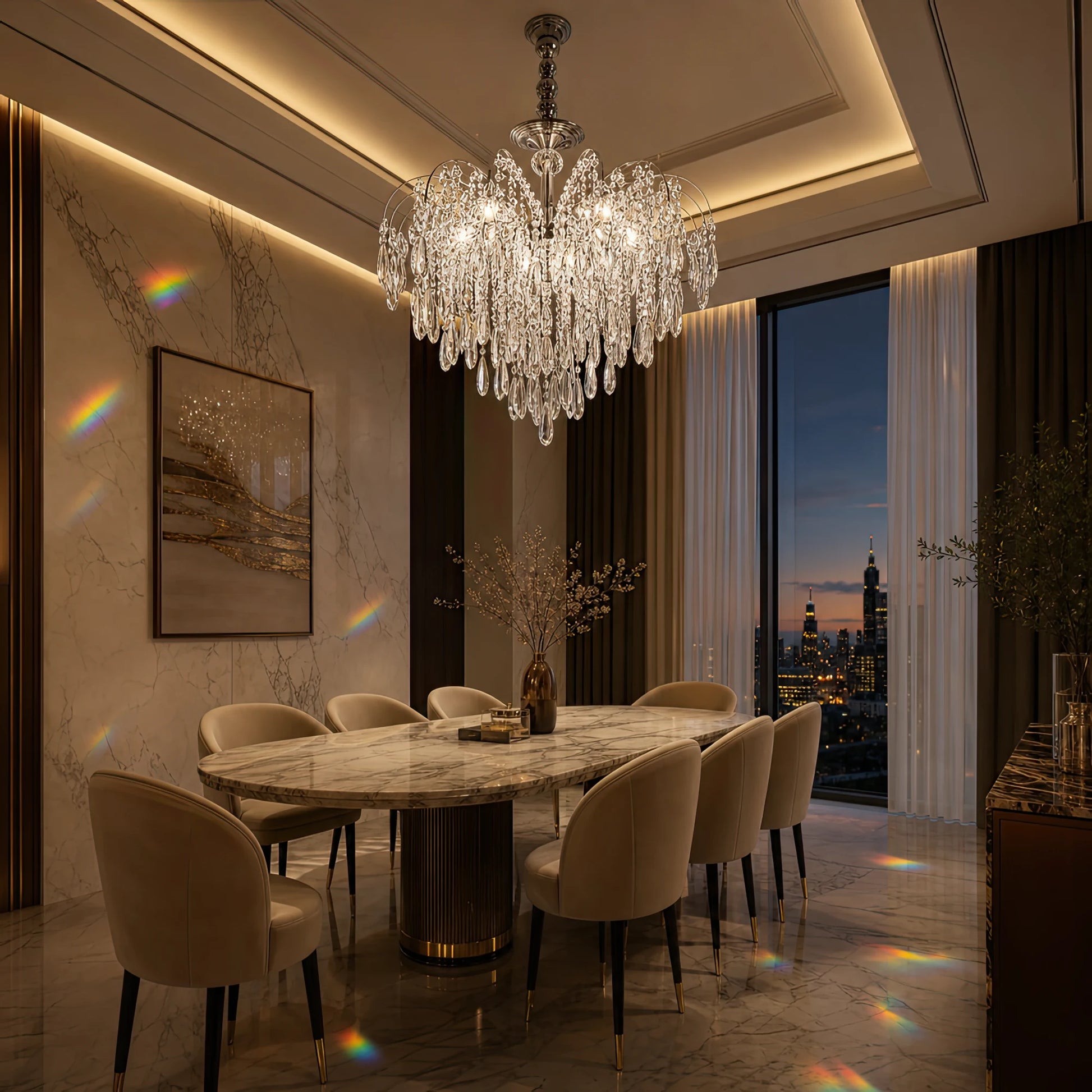 Candelabru Cristal CC9324/5CH, 5x E14, Diametru 48cm, Crom - 06_CC9324-5CH.png