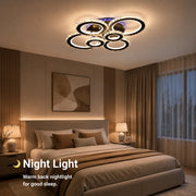 LED csillár távirányítóval és kristály NOVA ROTONDA RGB 145W, 6 kör, hideg/meleg/semleges fény, szabályozható, fekete - 07_LT073-6BK.png