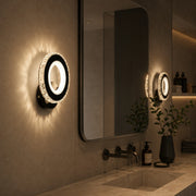NOVA Rotonda LED fali lámpa, 16W, fekete és rozsdamentes acél, meleg/hideg/semleges fény - 08_AL073-1BK.png