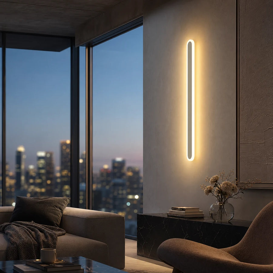 SUHA kültéri LED fali lámpa, hossz 60cm, 8W, IP65, fém, lineáris, fehér - 08_AX201-600WH.png
