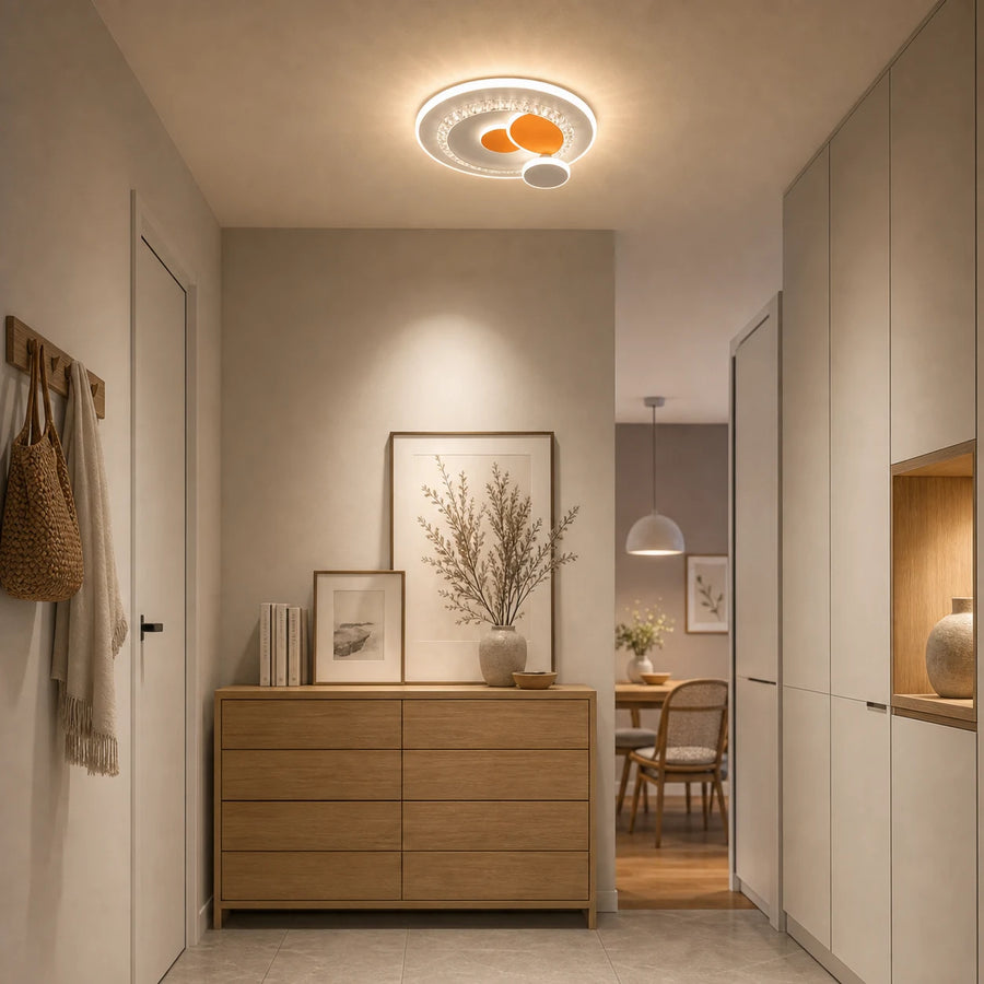 LED csillár HELIOX kristállyal, 40 W, 4 kör, hideg/meleg/semleges fény, fehér - 08_LL653-300OR.png