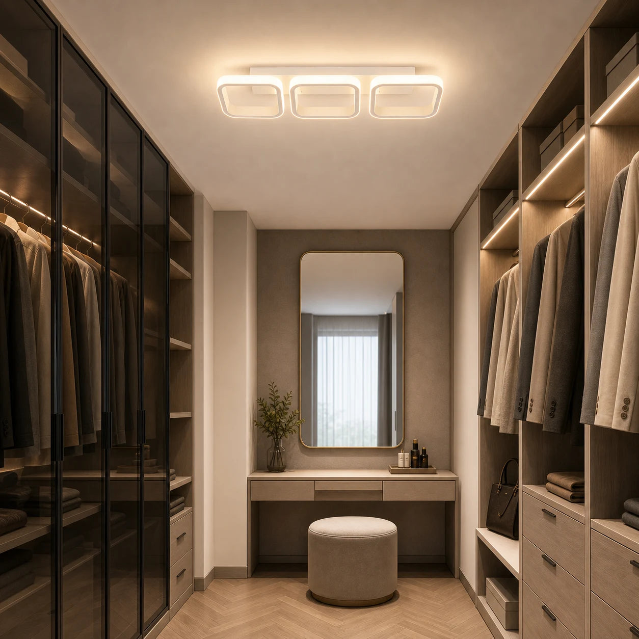 LED csillár VERTEX 34W, 3 négyzet, lineáris, hideg/meleg/semleges fény, fehér - 08_LL770-3WH.png