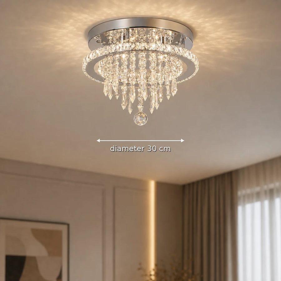 Candelabru LED Alberico Rotund, 17W, Lumina Rece/Calda/Neutra, Cristal, Crom Lucios - 09_LL010.png