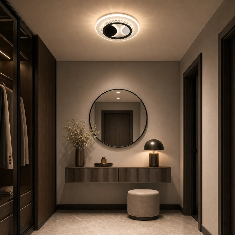Lustra LED cu cristal ARIELLA 39W, Rotunda, Lumina Rece/Calda/Neutra, Negru - 09_LL602BK.png