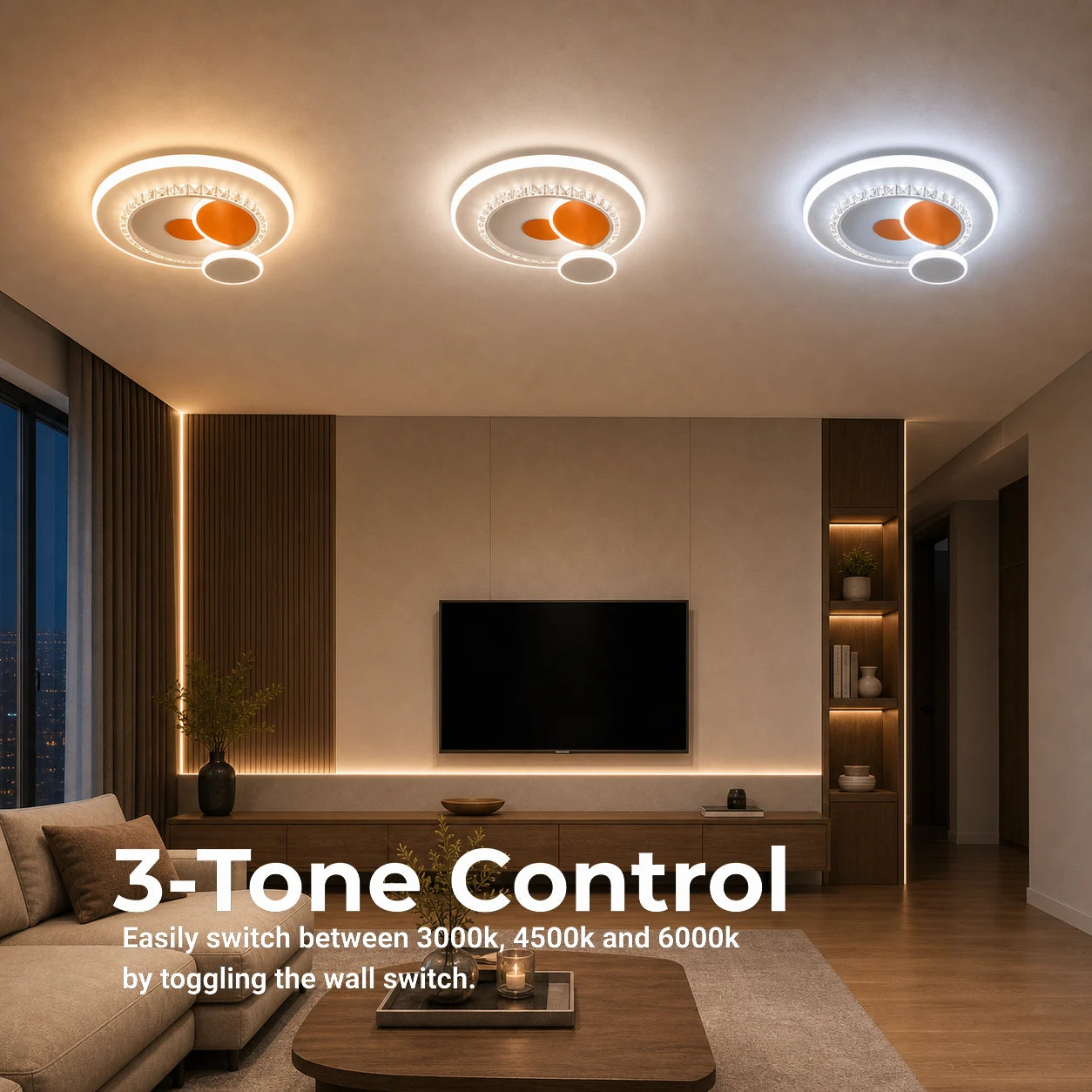 LED csillár HELIOX kristállyal, 40 W, 4 kör, hideg/meleg/semleges fény, fehér - 10_LL653-300OR.png