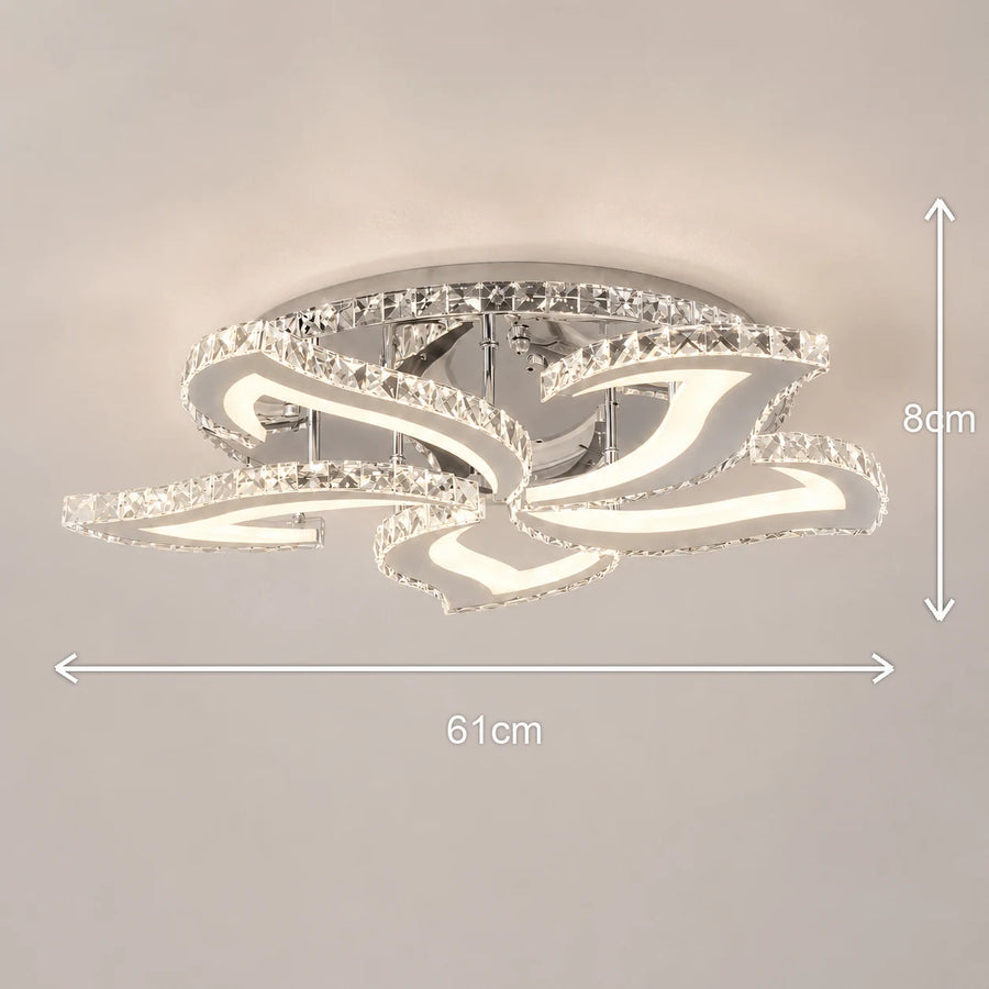 Lustra LED cu telecomanda si cristal Alejandro RGB 88W, 5 Flori, lumina Rece/Calda/Neutra, Dimabila, Crom Lucios - 11_LT071-5.png