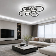 LED csillár távirányítóval és kristály NOVA ROTONDA RGB 145W, 6 kör, hideg/meleg/semleges fény, szabályozható, fekete - 11_LT073-6BK.png