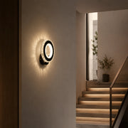 NOVA Rotonda LED fali lámpa, 16W, fekete és rozsdamentes acél, meleg/hideg/semleges fény - 12_AL073-1BK.png