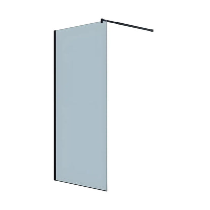 Paravan duș Walk-In 100x195 cm, sticlă securizată 8 mm, gri, profil metalic rezistent