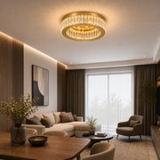LED csillár távirányítóval és kristály VERTUS 31W, 50cm, Kör, Hideg/Meleg/Semleges fény, Szabályozható, Arany - 23_LLC150-500GD.png