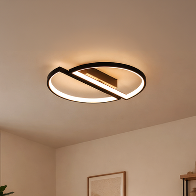 LED csillár távirányítóval VECTOR ARCUS 52W, 2 elem, hideg/meleg/semleges fény, szabályozható, fekete