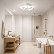 VERTEX Mátrix LED csillár, átlapoló gyémántok, fém keretek, 11 W, 2 gyémánt, hideg/meleg/semleges fény 3000K/4000K/6000K, fehér