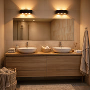 Vigyen fel külső LED Ellis, 6W, 6 fényforrást, meleg fényt, fekete