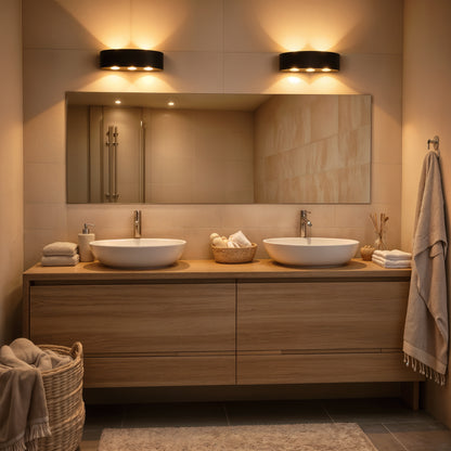 Vigyen fel külső LED Ellis, 6W, 6 fényforrást, meleg fényt, fekete