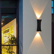 Fantasis A külső és a belső LED, 2 forrás x 1w, ip65, fém, fekete, 3000 ezer