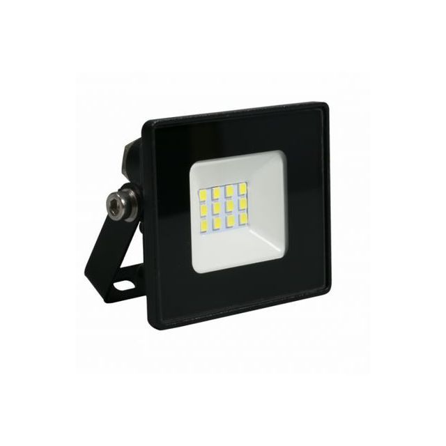 PE/DMX LED projektor, IP65, 10W, fekete