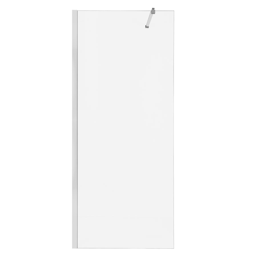 Paravan duș Walk-In 90x195 cm, sticlă securizată 8 mm, transparentă, profil metalic rezistent