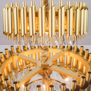 Crystal Chandelier Versailles Noble 5XE14, 40 cm átmérőjű, arany, állítható magasság