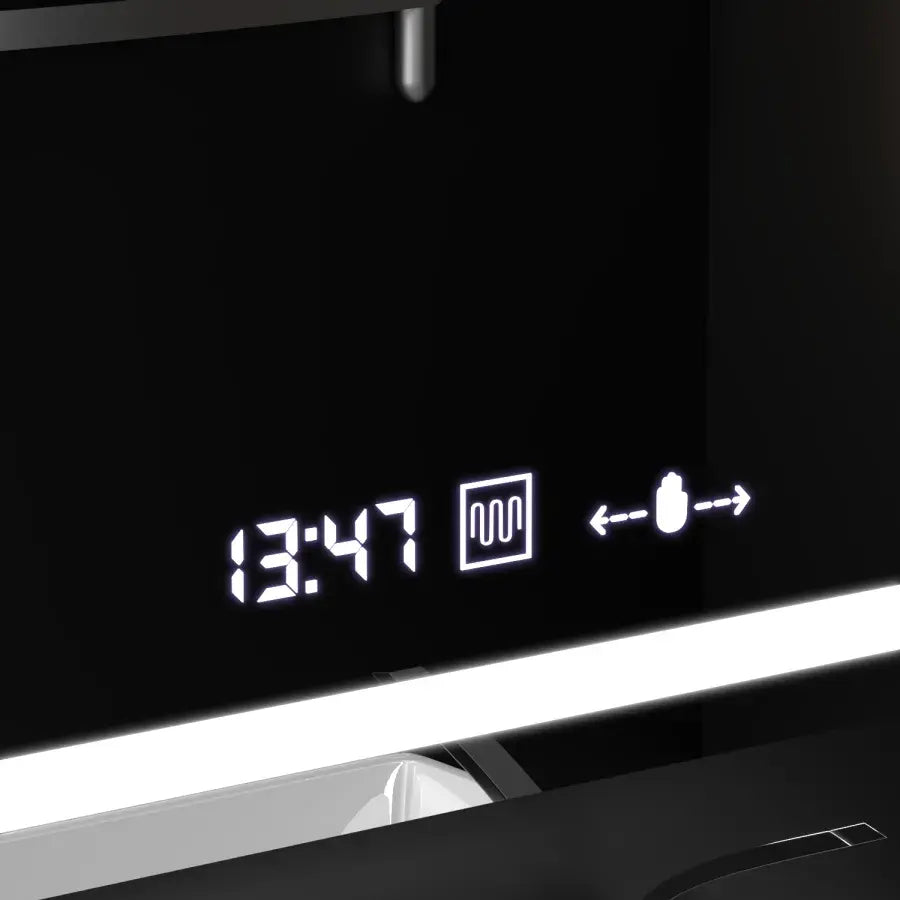 80x50cm ovális LED tükör altera mozgásgátló érzékelő Marcello Dimable óra leolvasztó rendszer