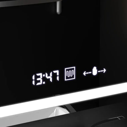 80x50cm ovális LED tükör altera mozgásgátló érzékelő Marcello Dimable óra leolvasztó rendszer