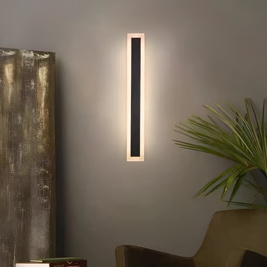 Vigyen fel mack külső LED -t, 30 cm, 4W, IP65, fém, lineáris, fekete