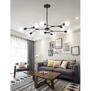 Architek Nona Chandelier, 9x E27, fekete, fém