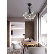 Crystal Chandelier Peterhof Eleganza, 13xg4, átmérő 49 cm, fekete