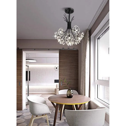Crystal Chandelier Peterhof Eleganza, 13xg4, átmérő 49 cm, fekete