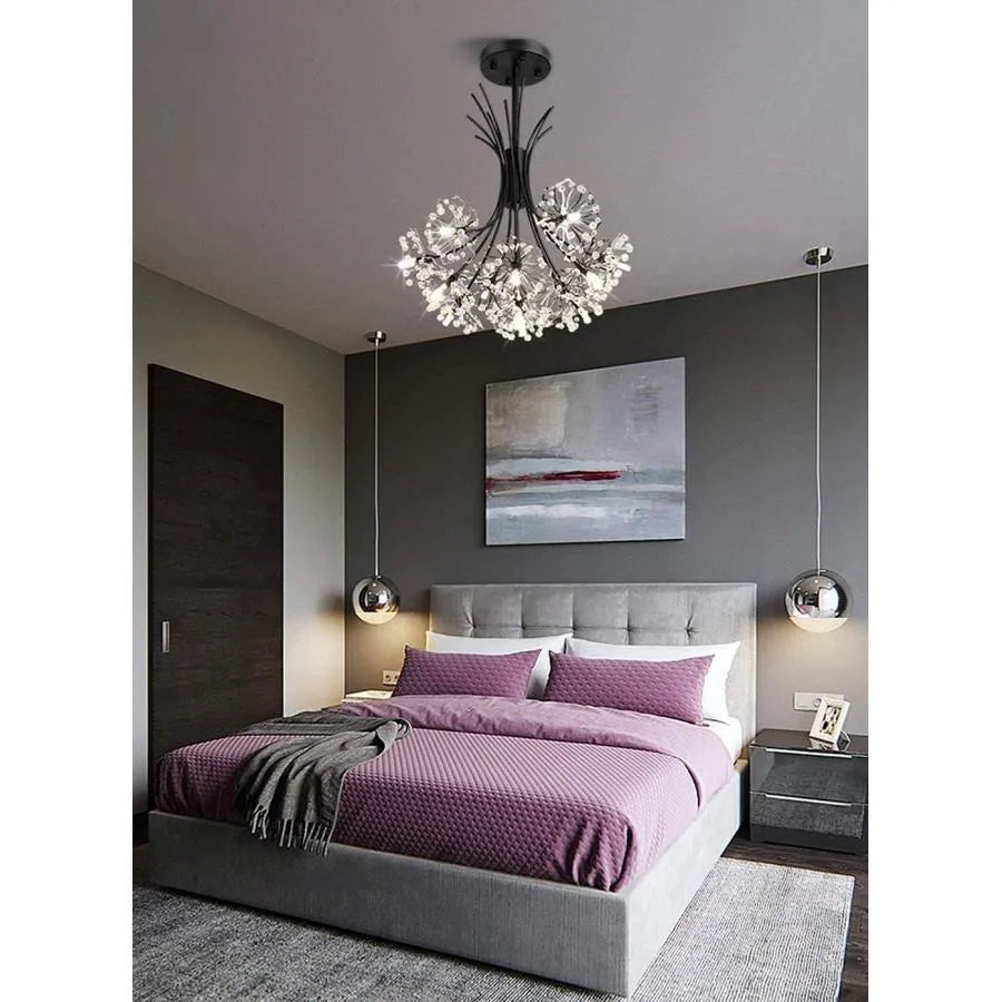 Crystal Chandelier Peterhof Eleganza, 13xg4, átmérő 49 cm, fekete