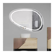 LED mirror, 80x45cm, Dissegn Touch Marcello, Defrosting System, Dimable