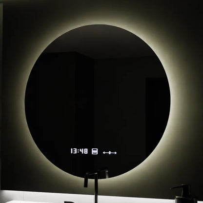 Mirror LED 80 cm -es serenit mozgásgátló marcellow rendszer leolvasztása óra és dimablable hőmérő