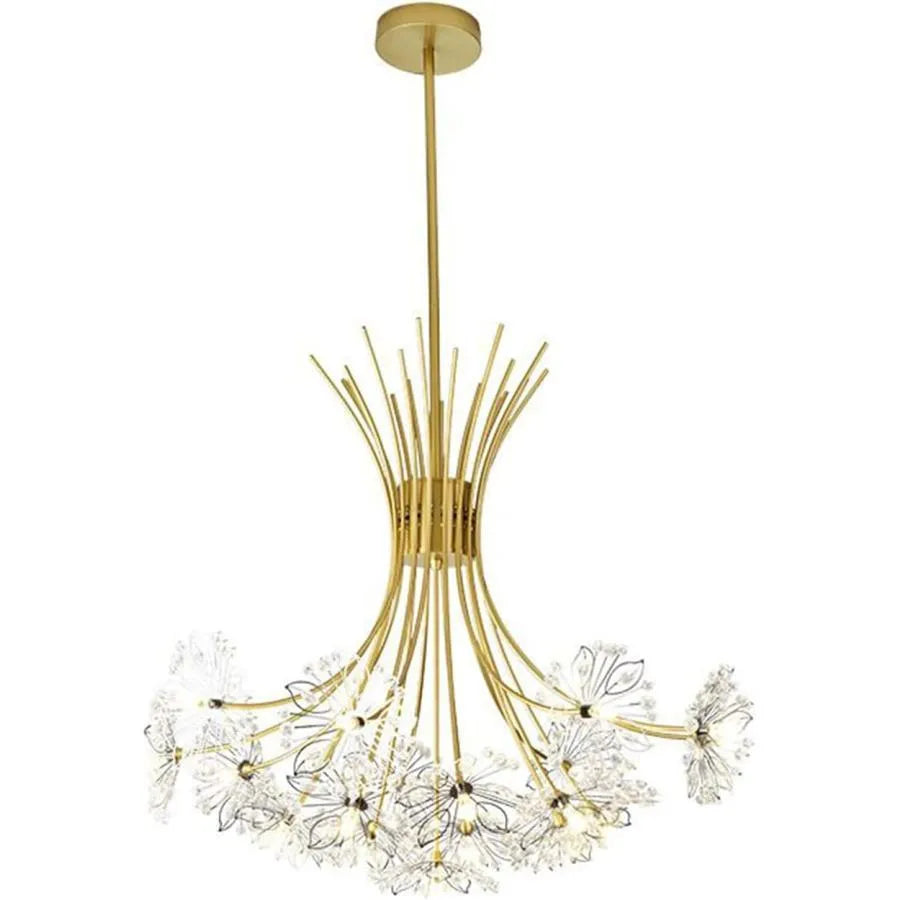 Csillár zethos kristály 13xg4 arany, 49 cm átmérőjű