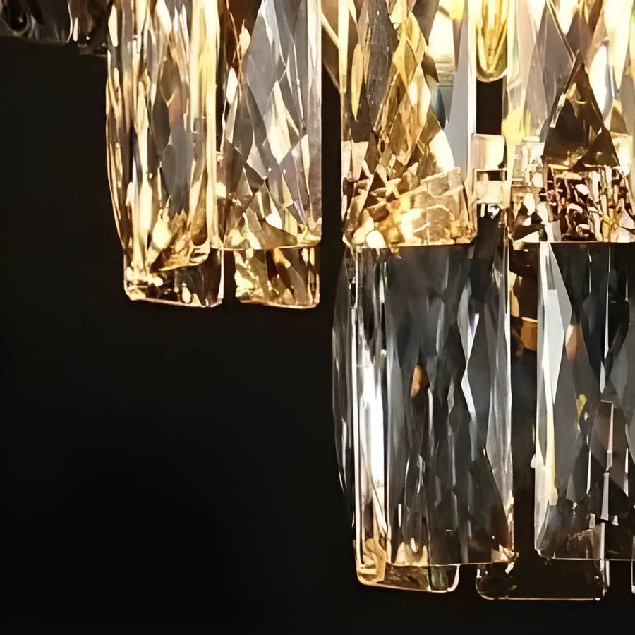 Crystal Chandelier Windsor Altiora, 60 cm átmérőjű, 1800 cm magasság, fényes arany, állítható magasság, elegáns kialakítás