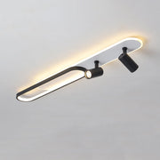 LED -csillár a Fisilla 49W állítható tervező kivetítőjével, hideg/forró/semleges fényével, fekete