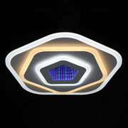 NEXA 3D LED csillár 40 W, átmérő 23 cm, hideg/meleg/semleges fény, fehér