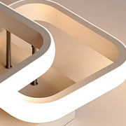 VERTEX Mátrix LED csillár, átlapoló gyémántok, fém keretek, 11 W, 2 gyémánt, hideg/meleg/semleges fény 3000K/4000K/6000K, fehér