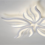 LED -csillár Sakura 60W távirányítóval, 5 szirom, hideg/forró/semleges fény, instabil, fehér