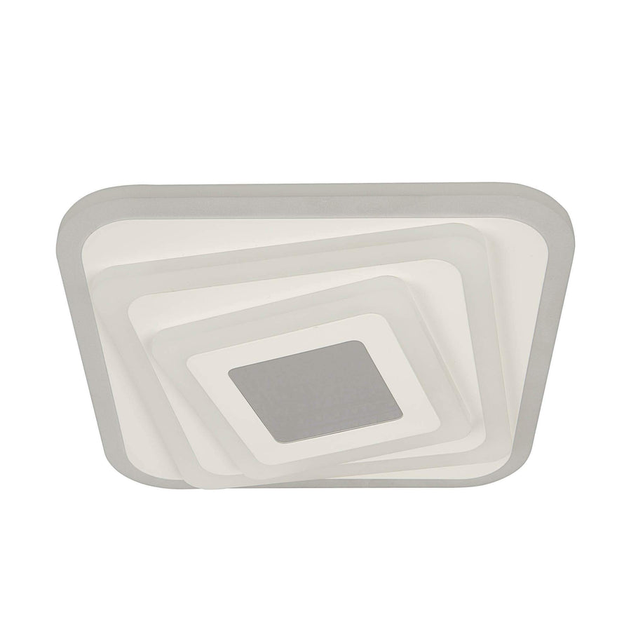 LED LED LED 3D 45W, négyzet alakú, hideg/forró/semleges fény, fehér