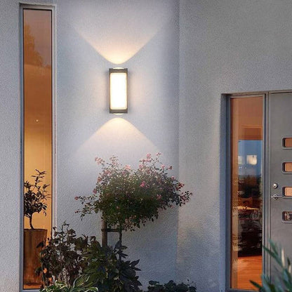 Fantasis A külső és a belső LED, 2 forrás x 1w, ip65, fém, fekete, 3000 ezer