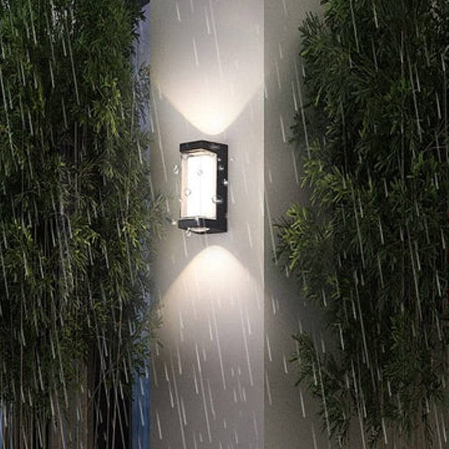 Fantasis A külső és a belső LED, 2 forrás x 1w, ip65, fém, fekete, 3000 ezer