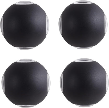 LED fali lámpa AX240, kültéri, 4 forrás, 4W, fekete, 3000K