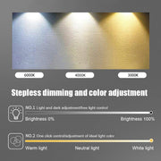 LED csillár távirányítóval LT771/500GD, 25W, meleg/hideg/semleges fény 3000K/4000K/6000K, szabályozható, arany, fém és szilikon